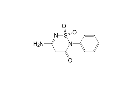 5-Amino-2-phenyl-2H-1,2,6-thiadiazin-3(4H)-one 1,1-dioxide