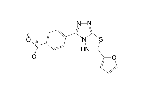 6-Furan-2-yl-3-(4-nitro-phenyl)-5,6-dihydro-[1,2,4]triazolo[3,4-b][1,3,4]thiadiazole