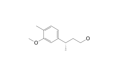 (3S)-3-(3-Methoxy-4-methylphenyl)butan-1-ol