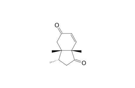 1H-Indene-1,5(4H)-dione, 2,3,3a,7a-tetrahydro-3,3a,7a-trimethyl-, [3S-(3.alpha.,3a.beta.,7a.beta.)]-