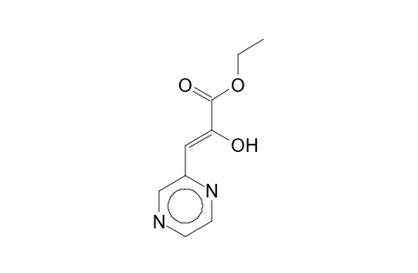 2-Propenoic acid, 2-hydroxypyrazinyl-, ethyl ester