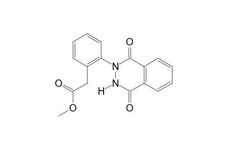 [o-(1,4-dioxo-1,2,3,4-tetrahydro-2-phthalazinyl)phenyl]acetic acid, methyl ester
