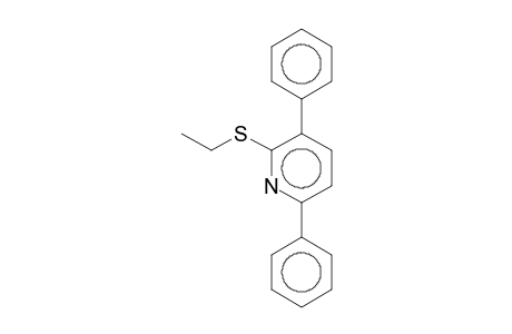 Pyridine, 2-(ethylthio)-3,6-diphenyl-