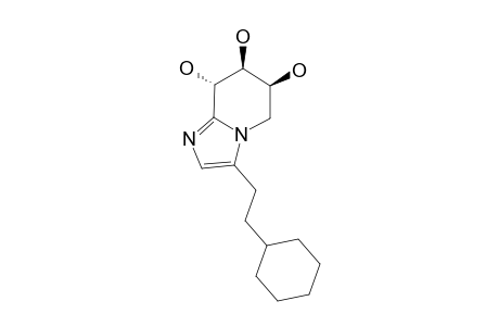 (6S,7S,8S)-3-(2-CYCLOHEXYLETHYL)-5,6,7,8-TETRAHYDROIMIDAZO-[1,2-A]-PYRIDINE-6,7,8-TRIOL