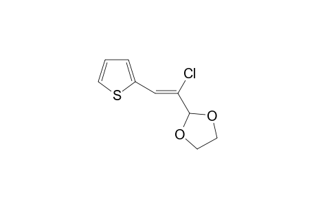 2-[1-Chloro-2-(2-thienyl)vinyl]-1,3-dioxolane