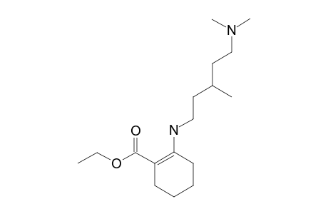 (S)-Ethyl 2-[1-(dimethyamino)methyl]-3-methylbutylamino]-1-cyclohexenecarboxylate