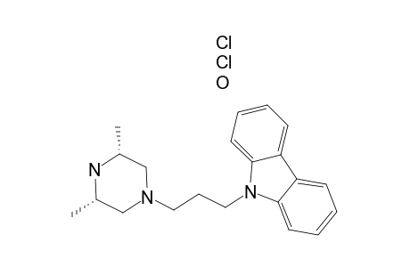 9-[3-(cis-3,5-Dimethyl-1-piperazinyl)propyl]carbazole dihydrochloride monohydrate