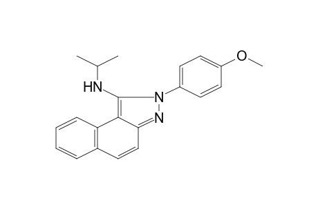 Isopropyl-[2-(4-methoxy-phenyl)-2H-benzo[e]indazol-1-yl]-amine