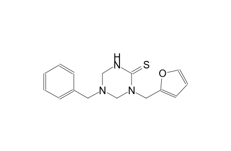 5-benzyl-1-(2-furylmethyl)tetrahydro-1,3,5-triazine-2(1H)-thione