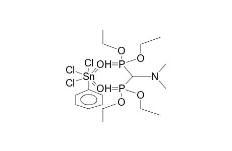 PHENYLTRICHLOROTIN-O,O,O,O-TETRAETHYL(ALPHA-DIMETHYLAMINOMETHYLENE)DIPHOSPHONATE COMPLEX (ISOMER 1)