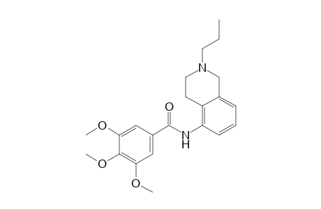 N-(2-propyl-1,2,3,4-tetrahydro-5-isoquinolyl)-3,4,5-trimethoxybenzamide