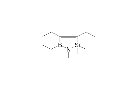 1-Aza-2-sila-5-boracyclopent-3-ene, 3,4,5-triethyl-1,2,2-trimethyl-