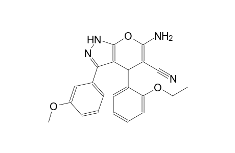 6-amino-4-(2-ethoxyphenyl)-3-(3-methoxyphenyl)-1,4-dihydropyrano[2,3-c]pyrazole-5-carbonitrile