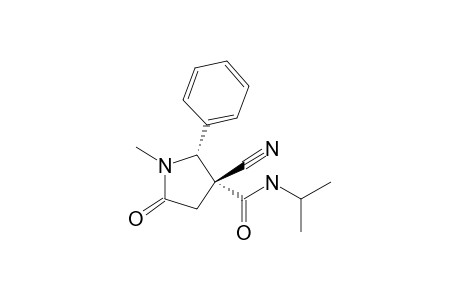 (2R,3R)-3-Cyano-N-isopropyl-1-methyl-5-oxo-2-phenylpyrrolidine-3-carboxamide