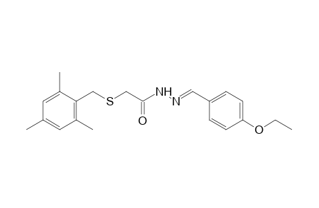 [(2,4,6-trimethylbenzyl)thio]acetic acid, (p-ethoxybenzylidene)hydrazide