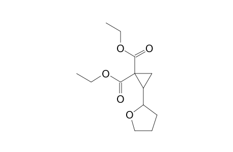 1,1-Cyclopropanedicarboxylic acid,-2-(2-furyltetrahydro) diethyl ester
