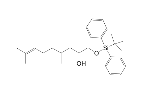 1-[(t-Butyldiphenylsilyl)oxy]-4,8-dimethyl-7-nonen-2-ol