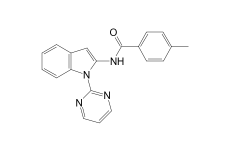 4-Methyl-N-(1-(pyrimidin-2-yl)-1H-indol-2-yl)benzamide