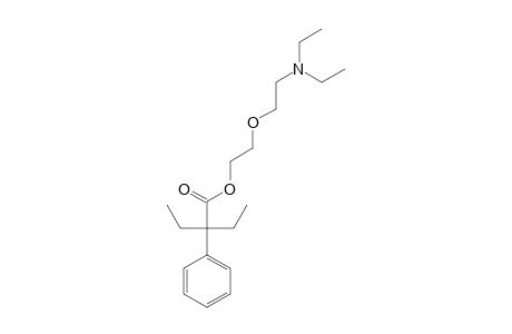 2-[2-(Diethylamino)ethoxy]ethyl 2-ethyl-2-phenylbutanoate