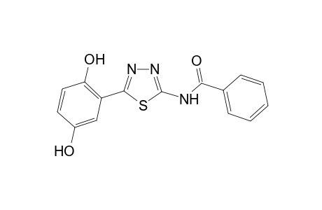 5-(2',5'-Dihydroxybenzoyl)-2-(benzoylamino)-1,3,4-thiadiazole