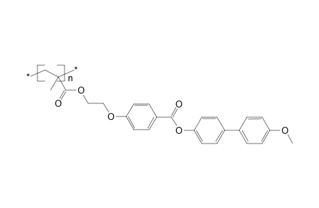 Poly[1-methyl-1-(methoxy-4,4'-biphenyleneoxybenzoyloxyethyleneoxycarbonyl)ethylene]
