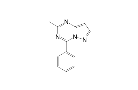 2-methyl-4-phenylpyrazolo[1,5-a]-s-triazine