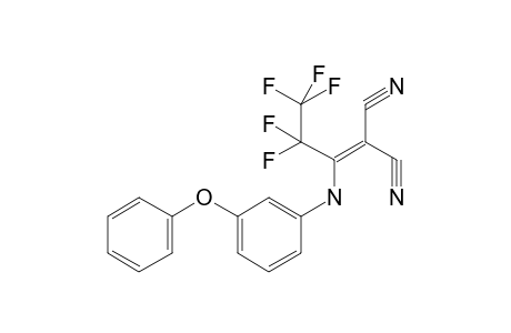 2-[2,2,3,3,3-Pentafluoro-1-(3-phenoxy-phenylamino)-propylidene]-malononitrile