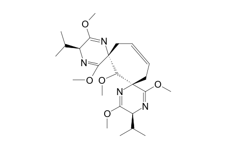 (2R,2''R,5S,5''S)-2,2'',5,5''-TETRAHYDRO-2',3,3'',6,6''-PENTAMETHOXY-2,2''-DIISOPROPYLPYRAZIN-5-SPIRO-1'-CYCLOHEPT-5'-EN-3'-SPIRO-5''-PYRAZINE