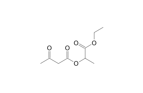 Butanoic acid, 3-oxo-, 2-ethoxy-1-methyl-2-oxoethyl ester