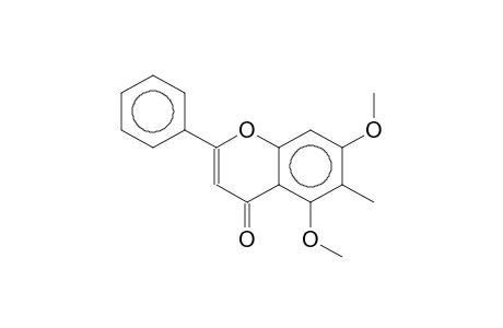 5,7-DIMETHOXY-6-METHYL-FLAVONESTROBOCHRYSIN