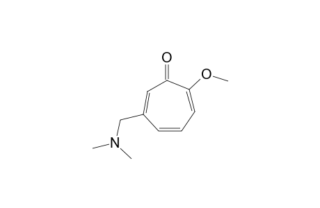 6-(dimethylaminomethyl)-2-methoxycyclohepta-2,4,6-trien-1-one