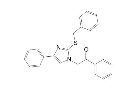1-Phenyl-2-[4-phenyl-2-(phenylmethylsulfanyl)imidazol-1-yl]ethanone