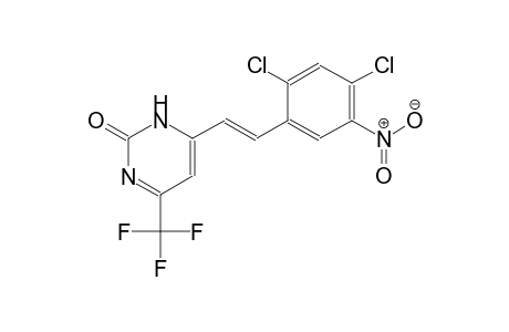 4-[(E)-2-(2,4-dichloro-5-nitrophenyl)ethenyl]-6-(trifluoromethyl)-2(3H)-pyrimidinone