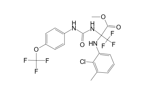 alanine, N-(2-chloro-3-methylphenyl)-3,3,3-trifluoro-2-[[[[4-(trifluoromethoxy)phenyl]amino]carbonyl]amino]-, methyl ester