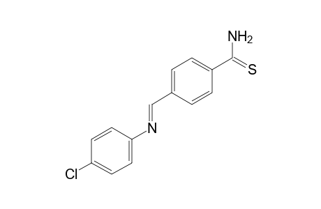 p-[N-(p-chlorophenyl)formimidoyl]thiobenzamide