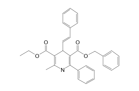 1,4-Dihydropyridine, 3-carbenzyloxy-5-carbethoxy-6-methyl-2-phenyl-4-styryl-