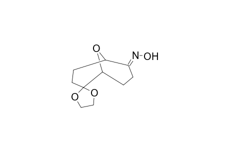 (NE)-N-spiro[1,3-dioxolane-2,6'-9-oxabicyclo[3.3.1]nonane]-2'-ylidenehydroxylamine