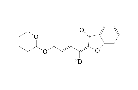 2-[1-d-2-Methyl-4-(2-Tetrahydropyranyloxy)-2-butenylidene]benzofuran-3-one