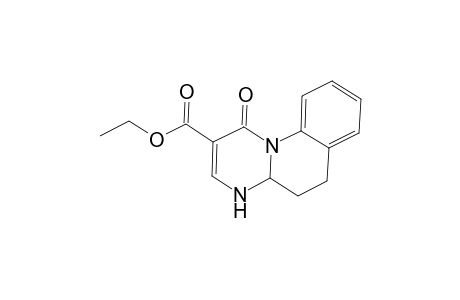 1H-Pyrimido[1,2-a]quinoline-2-carboxylic acid, 4,4a,5,6-tetrahydro-1-oxo-, ethyl ester