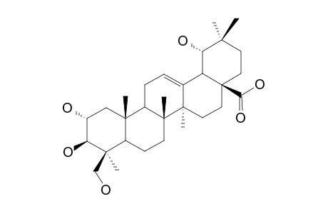 SERICIC-ACID;2-ALPHA,3-BETA,19-ALPHA,24-TETRAHYDROXYOLEAN-12-EN-28-OIC-ACID