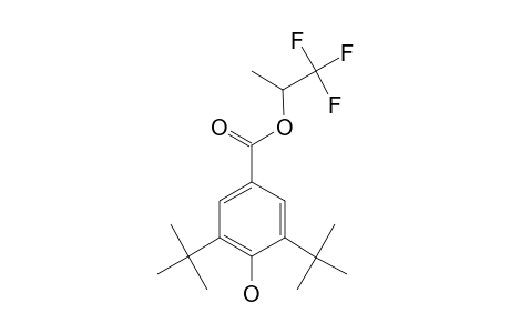 3,5-di-Tert-butyl-4-hydroxybenzoic acid, 1,1,1-trifluoro-2-propyl ester