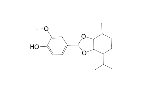 4-(4-Isopropyl-7-methylhexahydrobenzo[d][1,3]dioxol-2-yl)-2-methoxyphenol