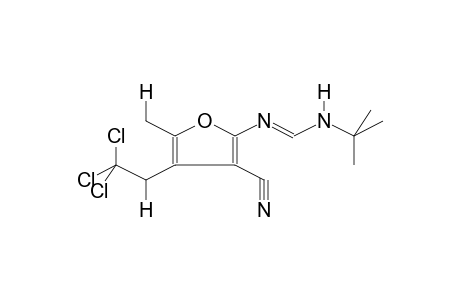 (E)-N2-5-METHYL-4-(2,2,2-TRICHLOROETHYL)-3-CYANOFUR-2-YL-N1-TERT-BUTYLFORMAMIDINE (ISOMER 1)