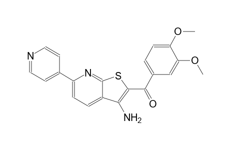 methanone, [3-amino-6-(4-pyridinyl)thieno[2,3-b]pyridin-2-yl](3,4-dimethoxyphenyl)-