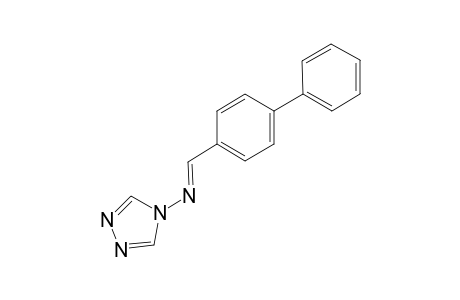 N-[(E)-[1,1'-biphenyl]-4-ylmethylidene]-4H-1,2,4-triazol-4-amine