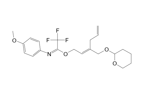 (E)-3-ALLYL-4-[(TETRAHYDRO-2'-H-PYRAN-2'-YL)-OXY]-2-BUTEN-1-YL-N-(PARA-METHOXYPHENYL)-TRIFLUOROACETIMIDATE