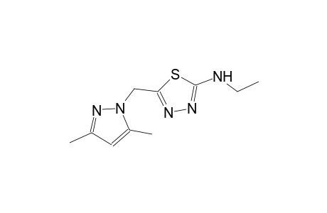 5-[(3,5-dimethyl-1H-pyrazol-1-yl)methyl]-N-ethyl-1,3,4-thiadiazol-2-amine