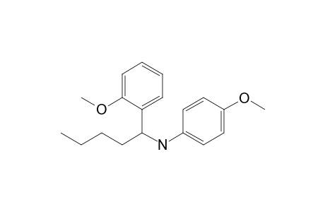 N-(4-Methoxyphenyl)-N-[1-(2-methoxyphenyl)pentyl]amine