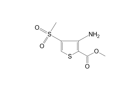 3-amino-4-(methylsulfonyl)-2-thiophenecarboxylic acid, methyl ester