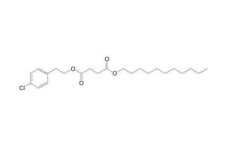 Succinic acid, 4-chlorophenethyl undecyl ester